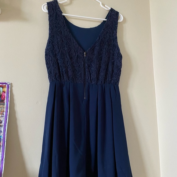 Navy blue formal dress - Picture 2 of 5